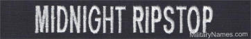 RIPSTOP MidNight NAME TAPES with Hook Fastener 